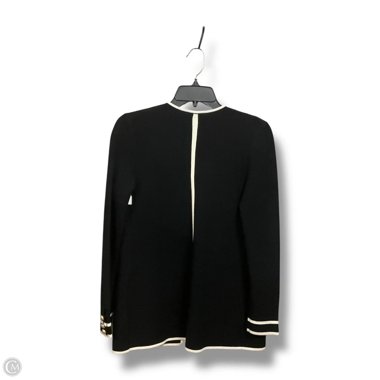 Blazer By Talbots In Black & Cream, Size: Xs