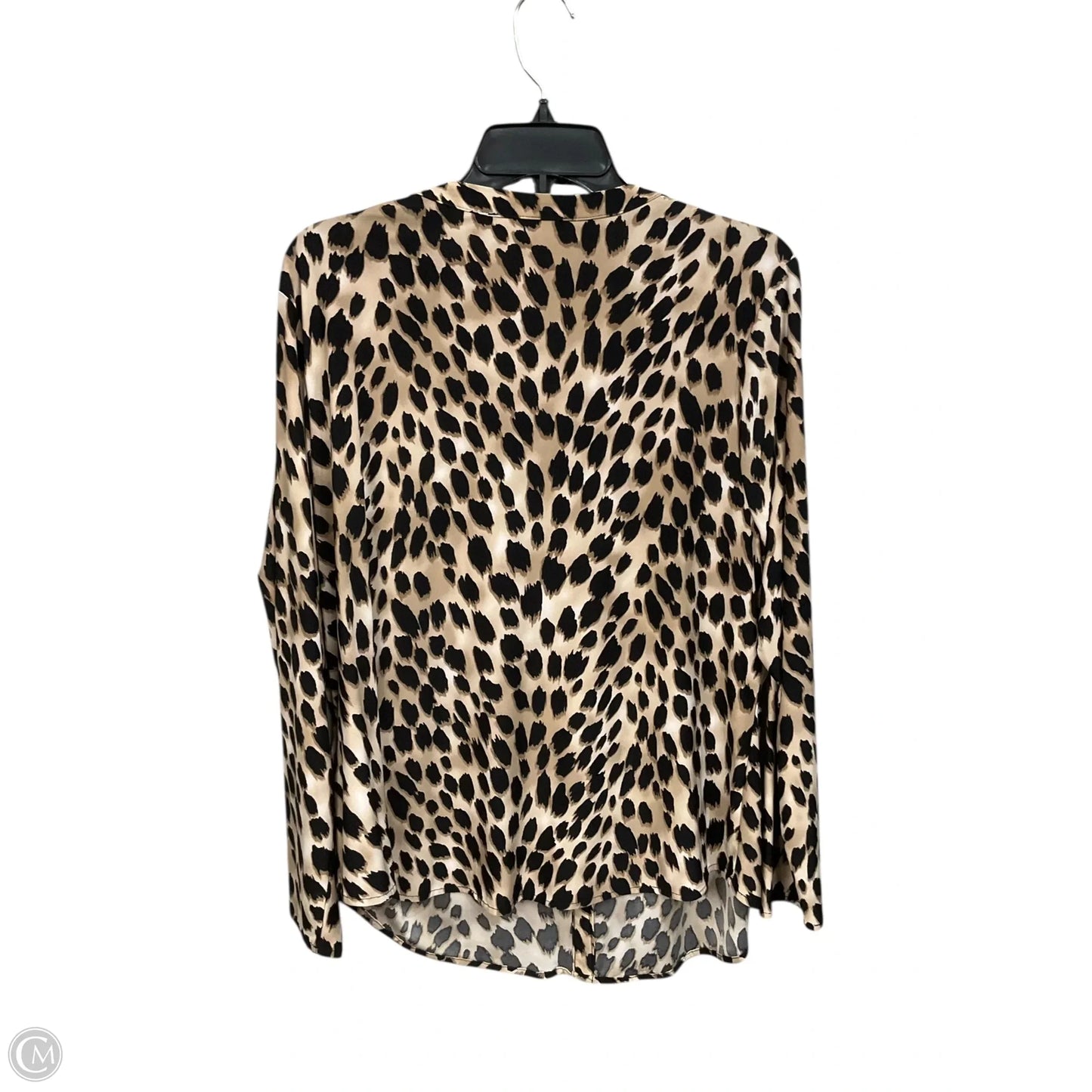 Blouse Long Sleeve By Inc In Animal Print, Size: 2x