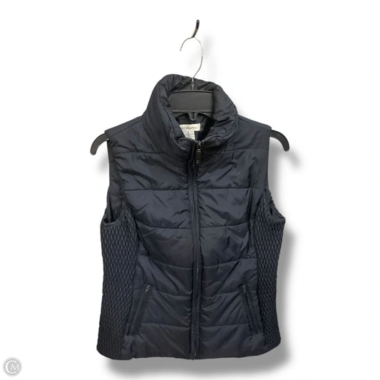 Vest Puffer & Quilted By Liz Claiborne In Navy, Size: S