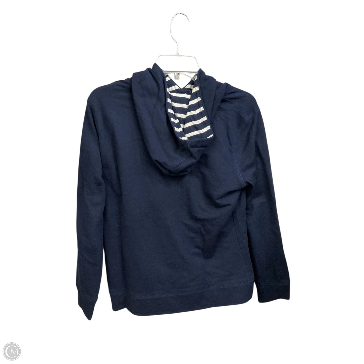 Sweatshirt Hoodie By Lauren By Ralph Lauren In Navy, Size: L