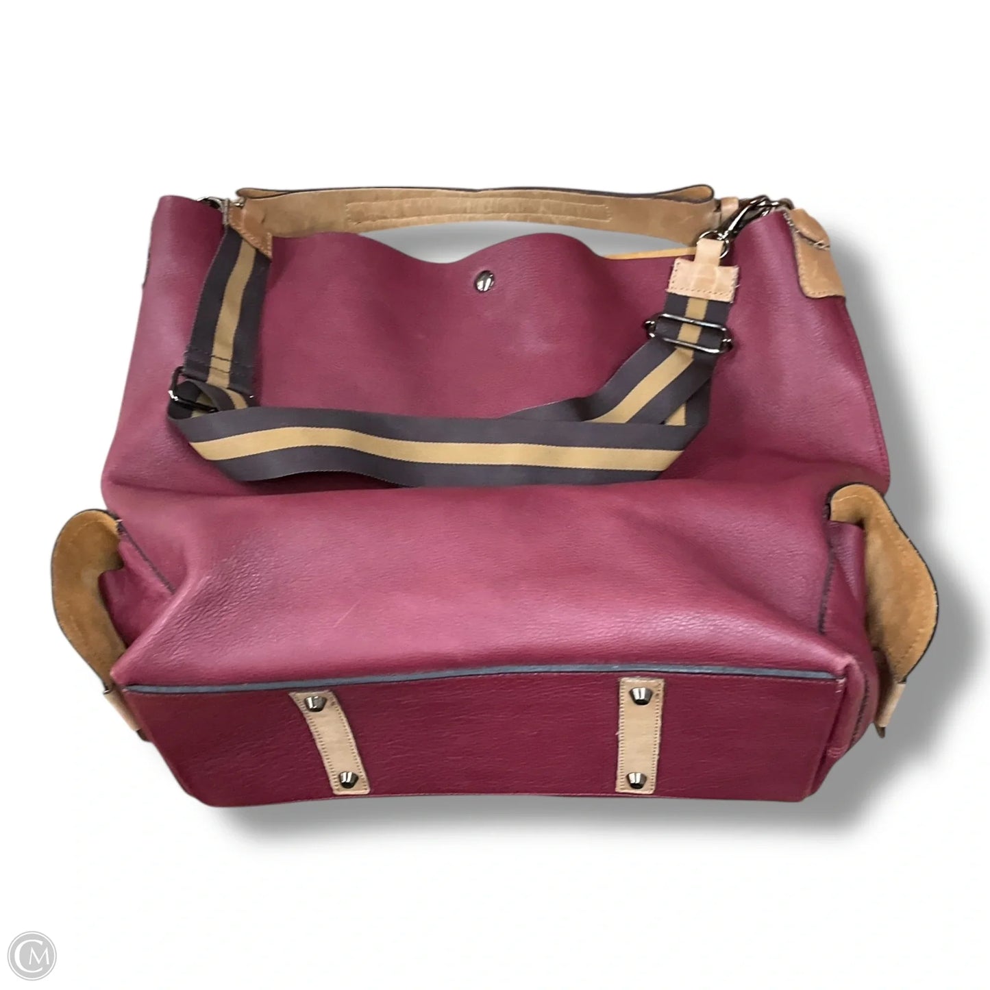 Handbag Leather By Cmc, Size: Large