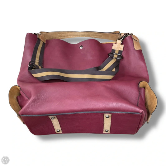 Handbag Leather By Cmc, Size: Large