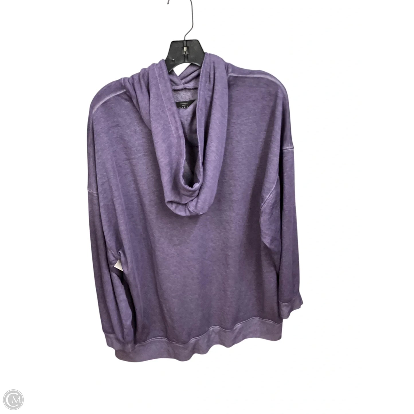 Sweatshirt Hoodie By Lane Bryant In Purple, Size: 2x