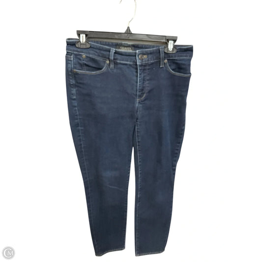 Jeans Skinny By Talbots In Blue Denim, Size: 6