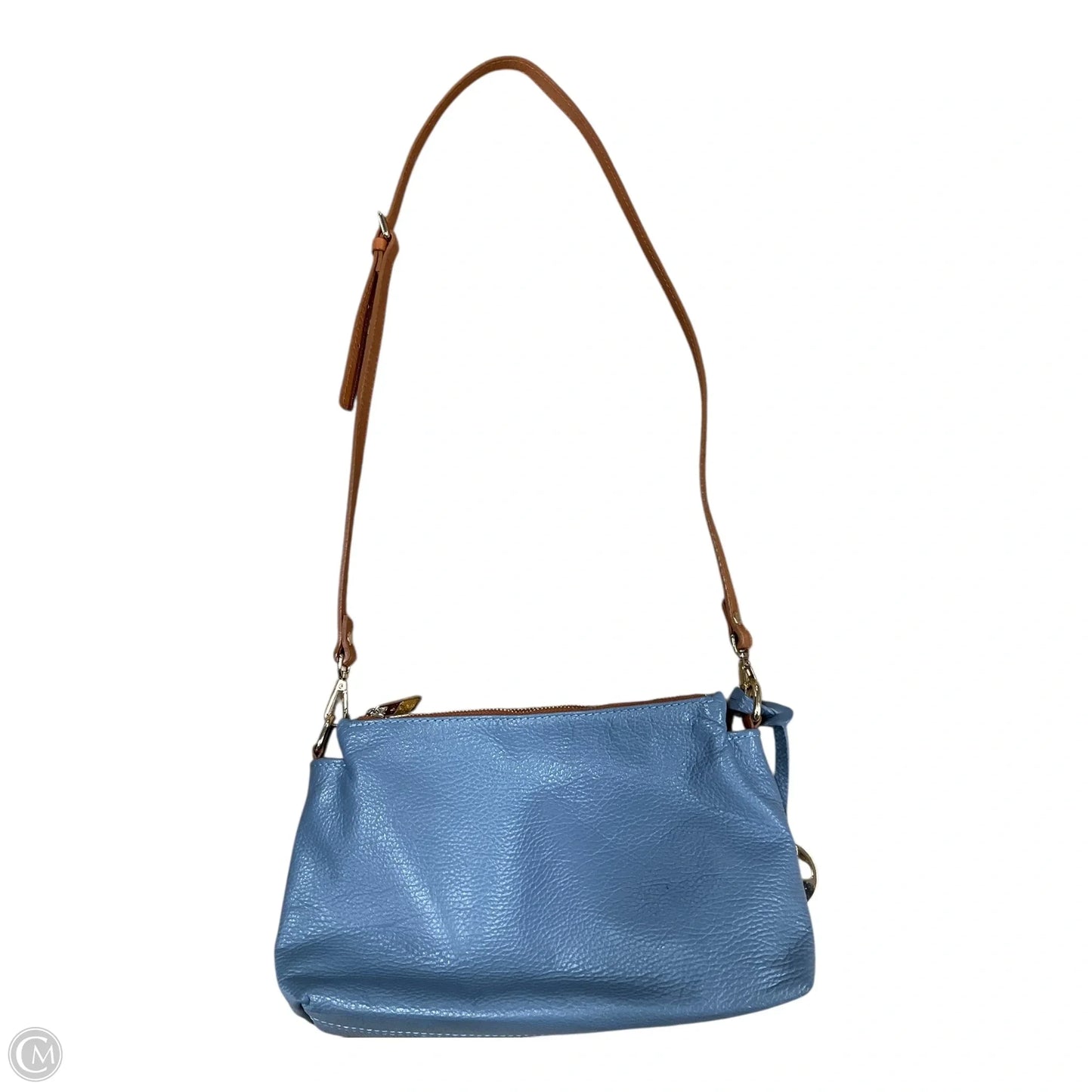 Crossbody Leather By Valentina, Size: Small