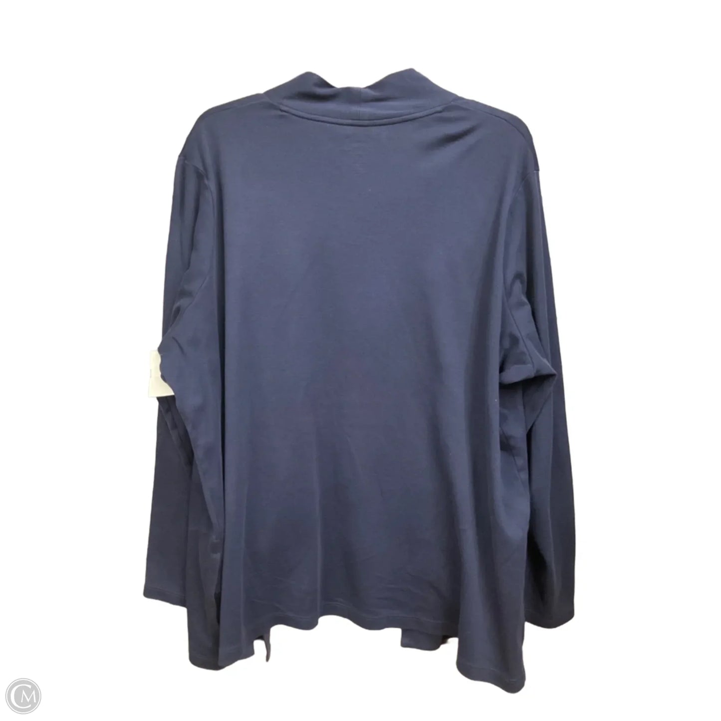 Cardigan By L.l. Bean In Navy, Size: 2x