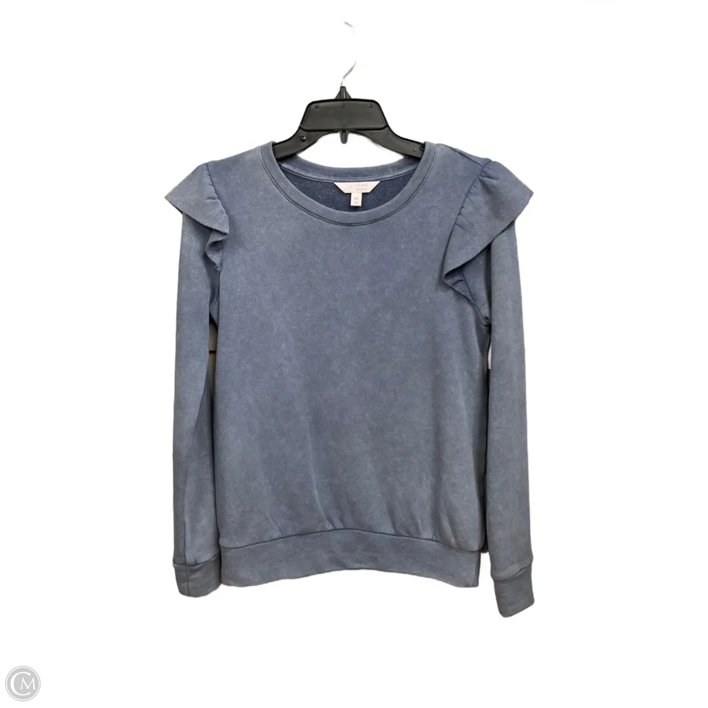 Top Long Sleeve By Lc Lauren Conrad In Blue, Size: Xs