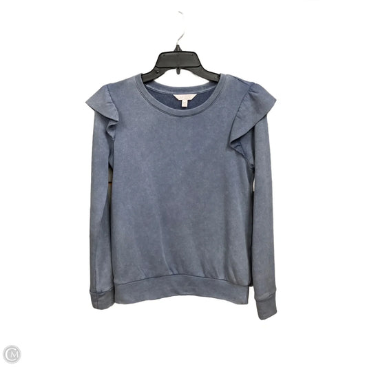 Top Long Sleeve By Lc Lauren Conrad In Blue, Size: Xs