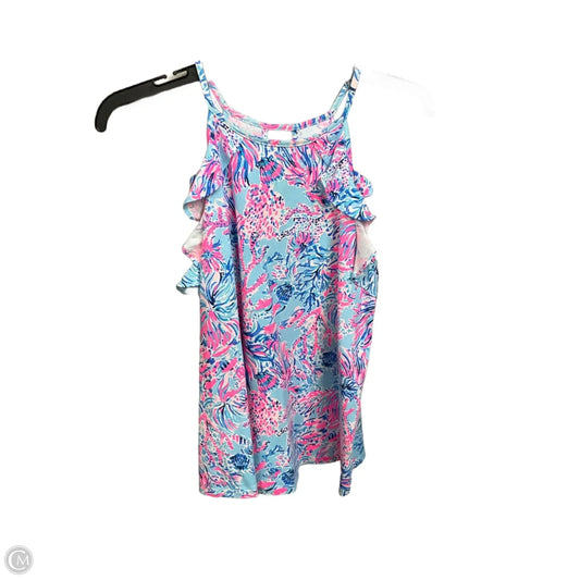 Top Sleeveless Designer By Lilly Pulitzer In Floral Print, Size: S
