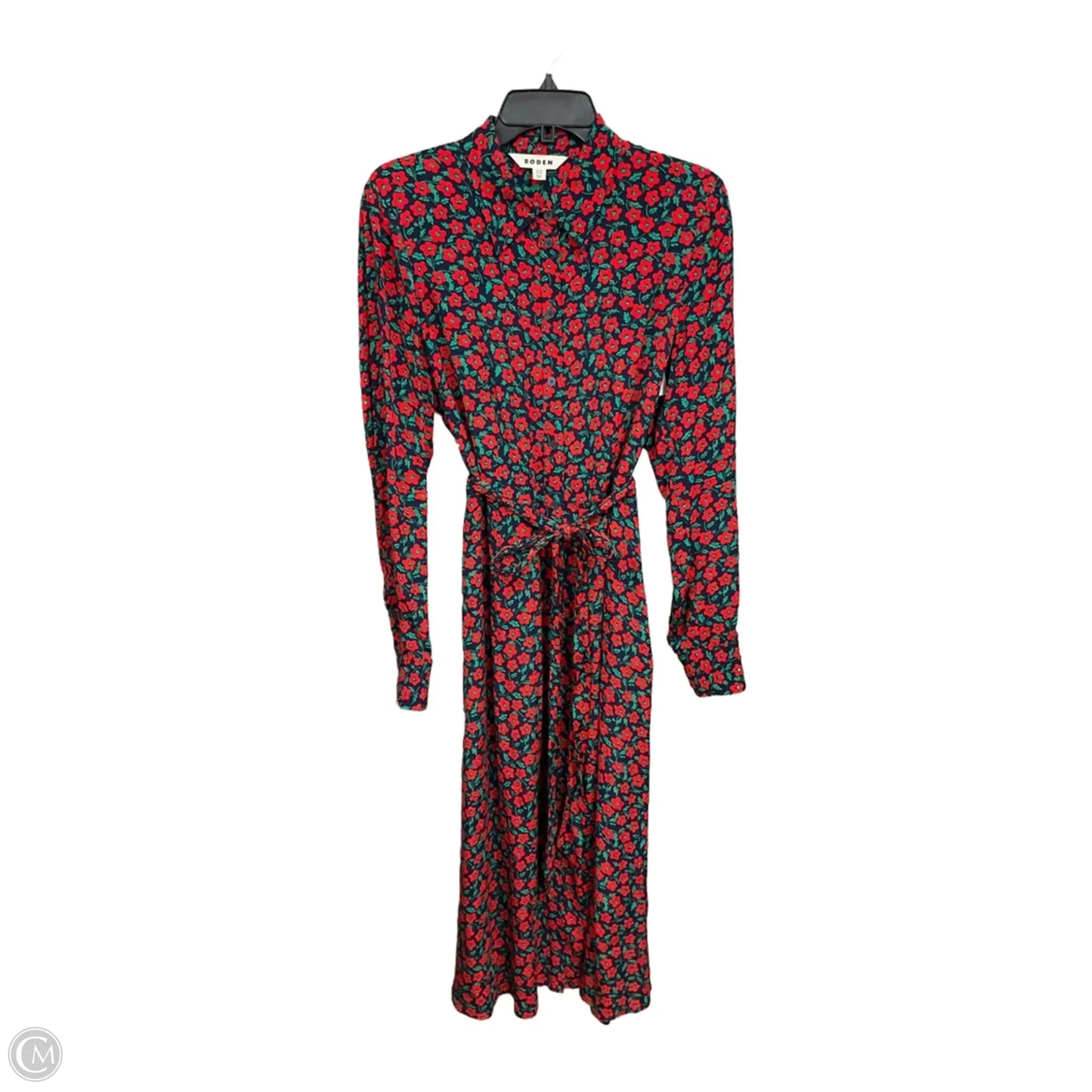 Dress Casual Maxi By Boden In Floral Print, Size: L