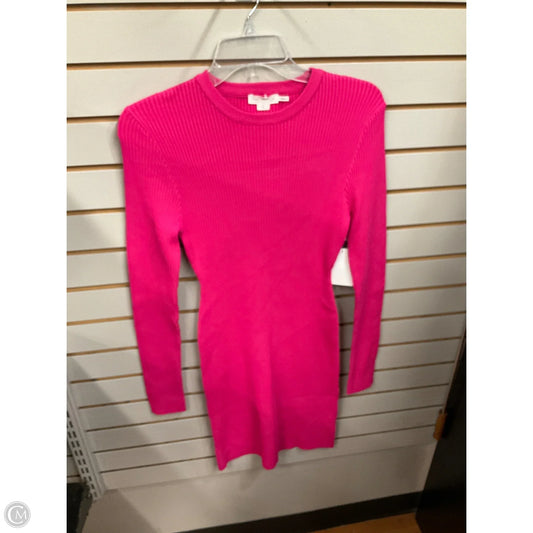 Dress Casual Midi By Good American In Pink, Size: L