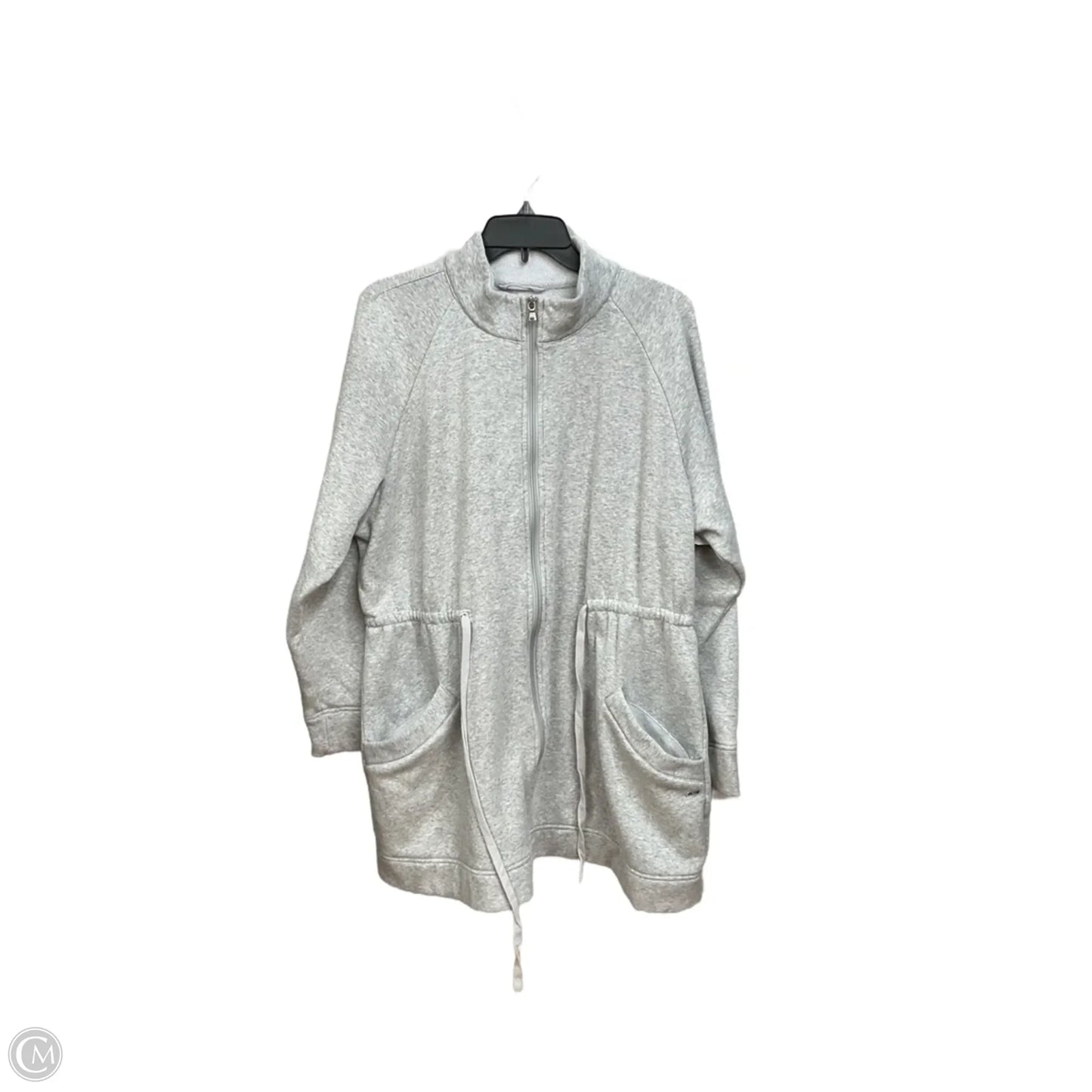 Jacket Designer By Ugg In Grey, Size: 2x