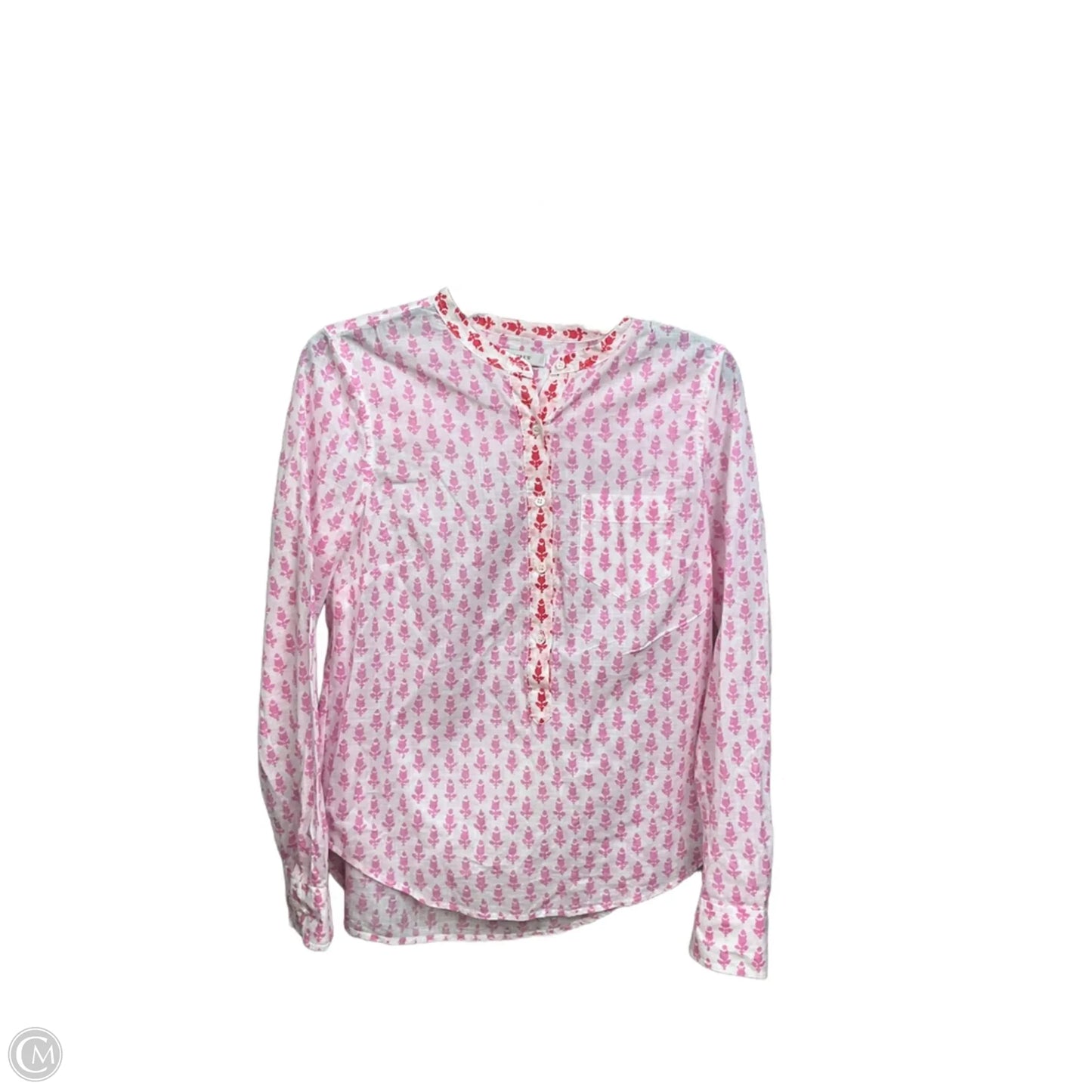 Top Long Sleeve By J. Crew In Floral Print, Size: Xs