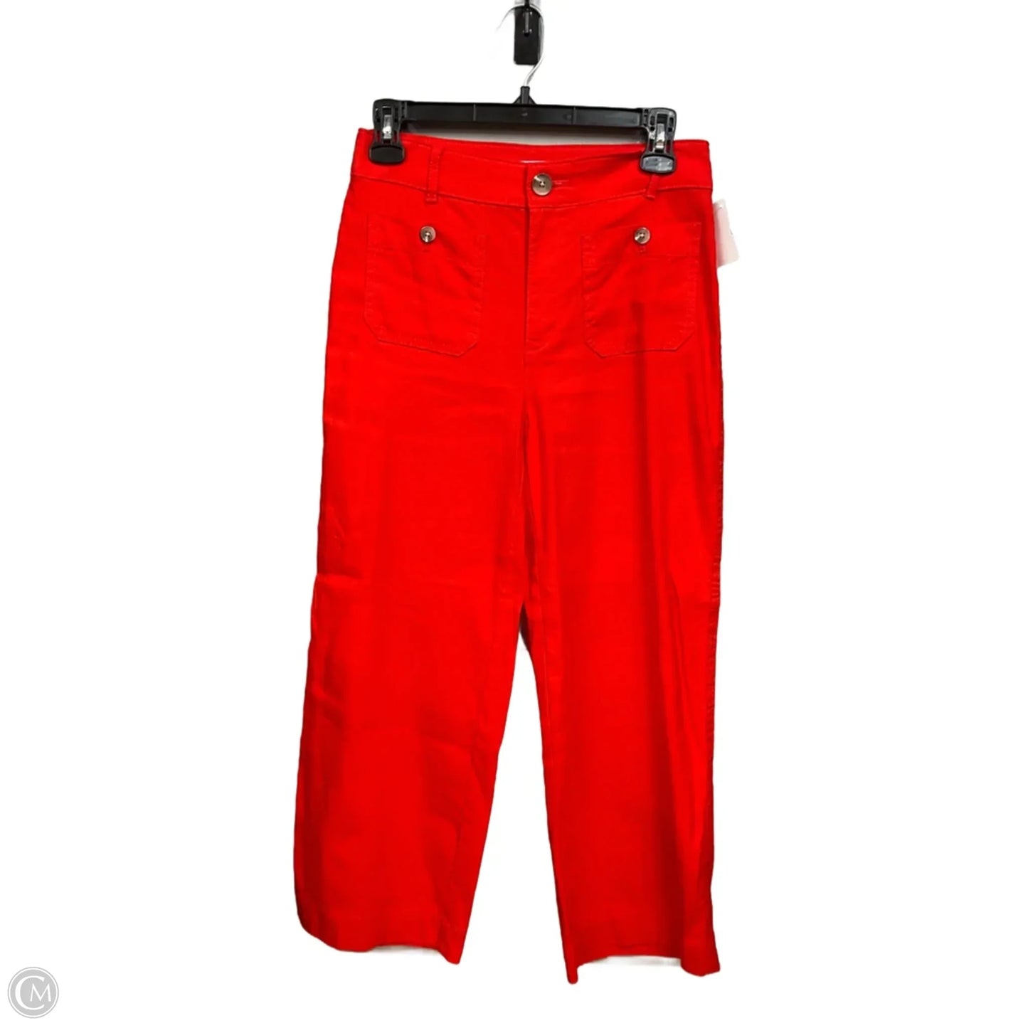 Pants Wide Leg By Loft In Red, Size: 2
