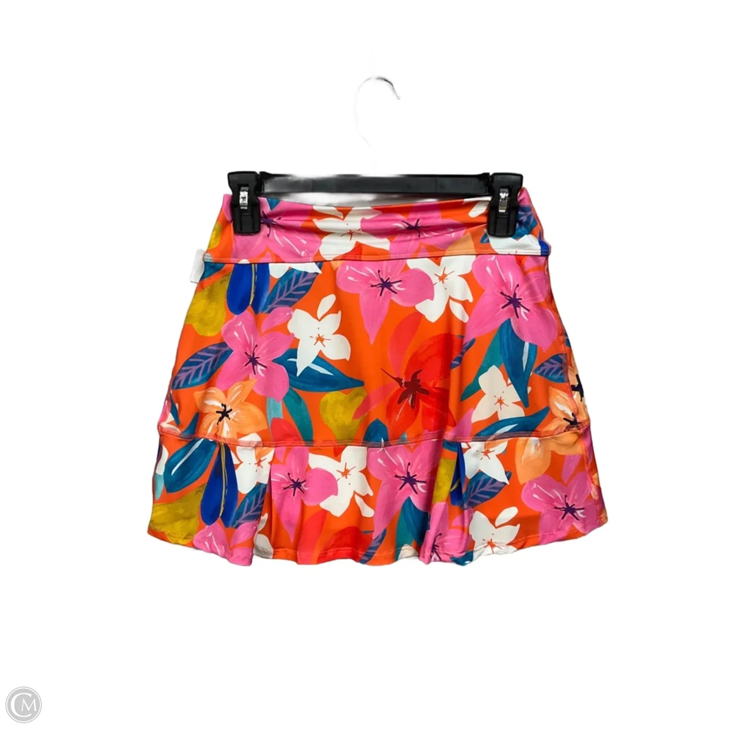 Athletic Skort By Cmb In Floral Print, Size: M