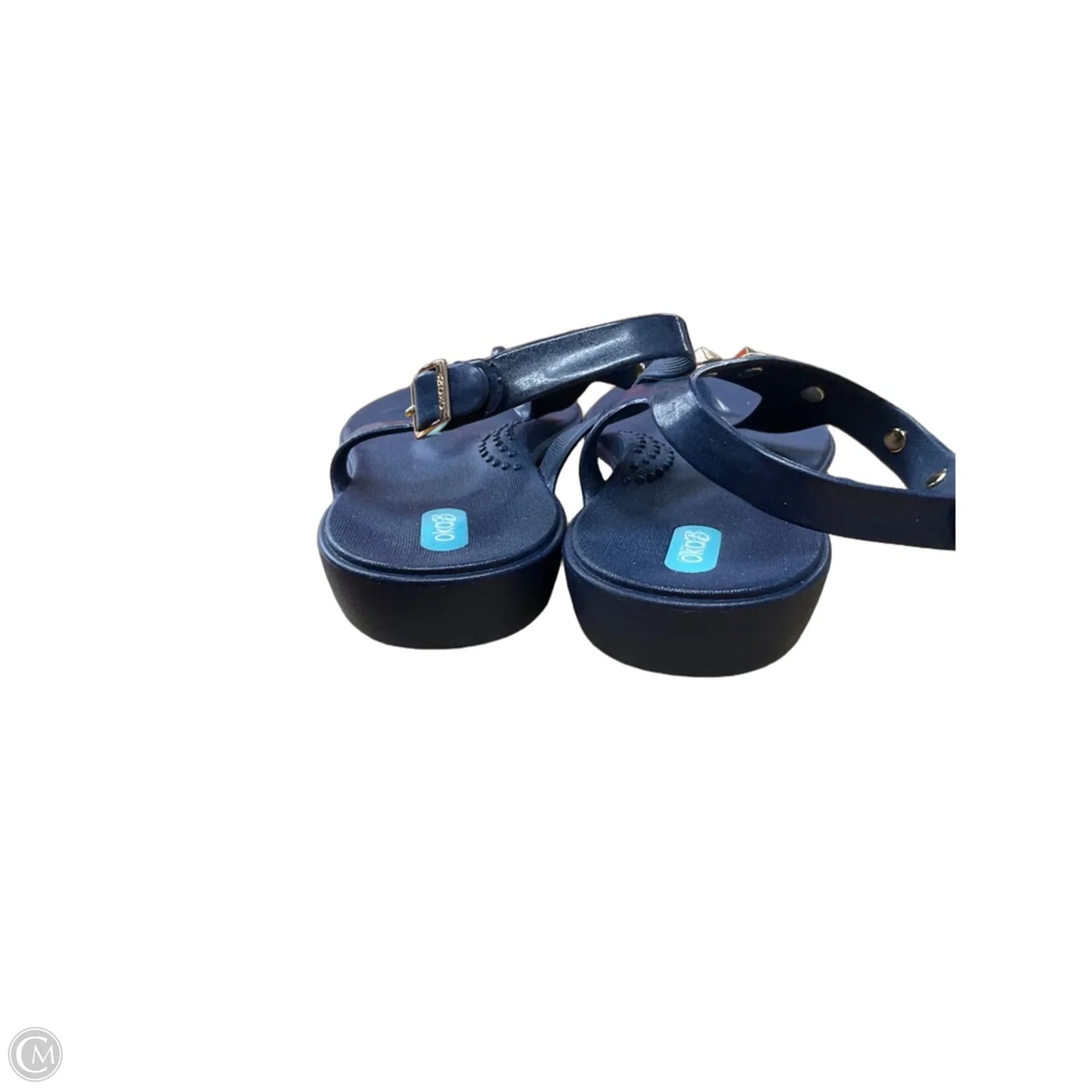 Sandals Flats By Cmc In Navy, Size: 10