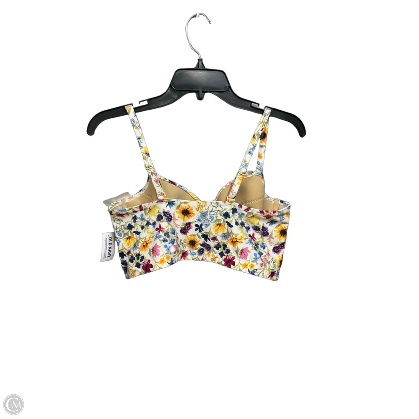 Swimsuit Top By Old Navy In Floral Print, Size: L