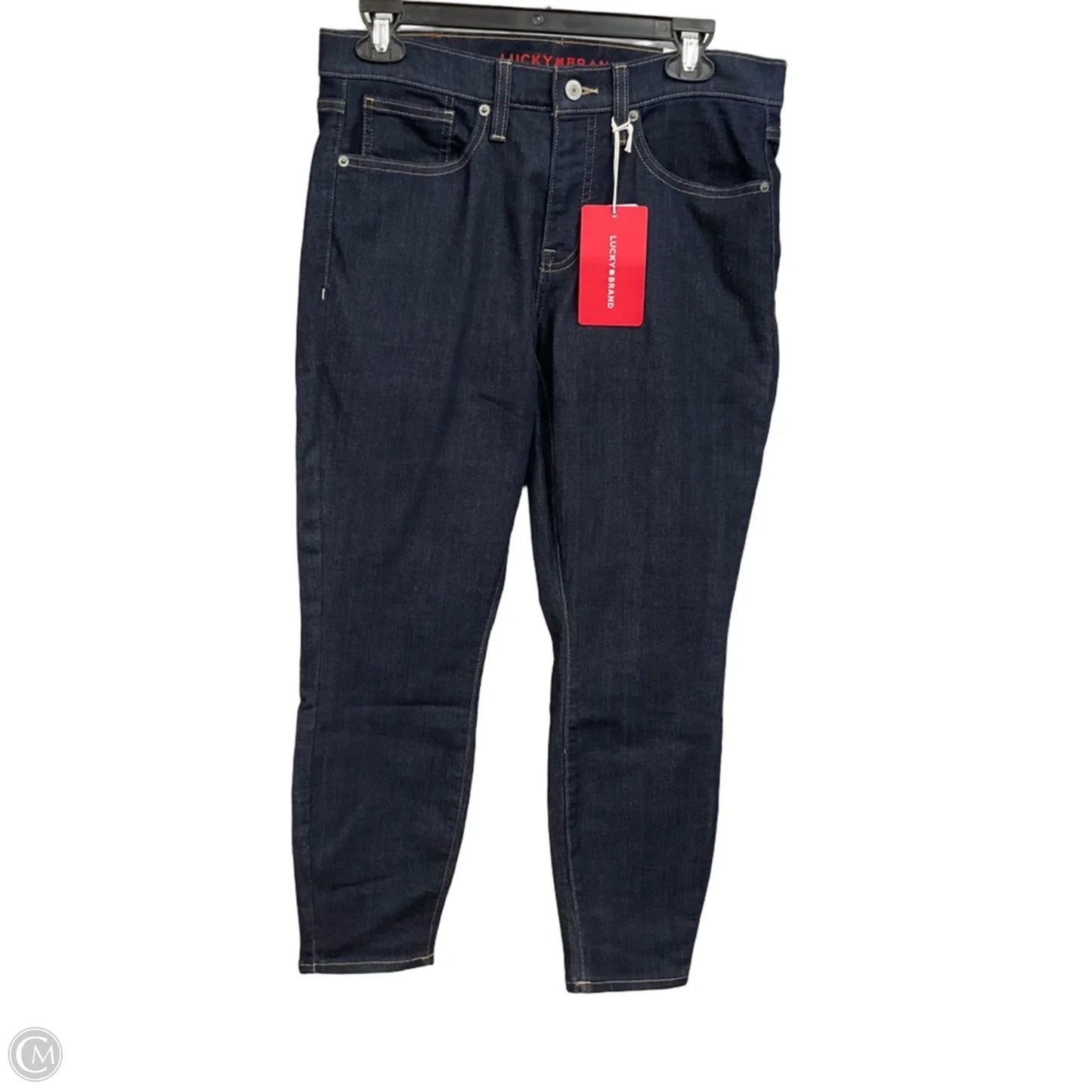 Jeans Skinny By Lucky Brand In Blue Denim, Size: 8