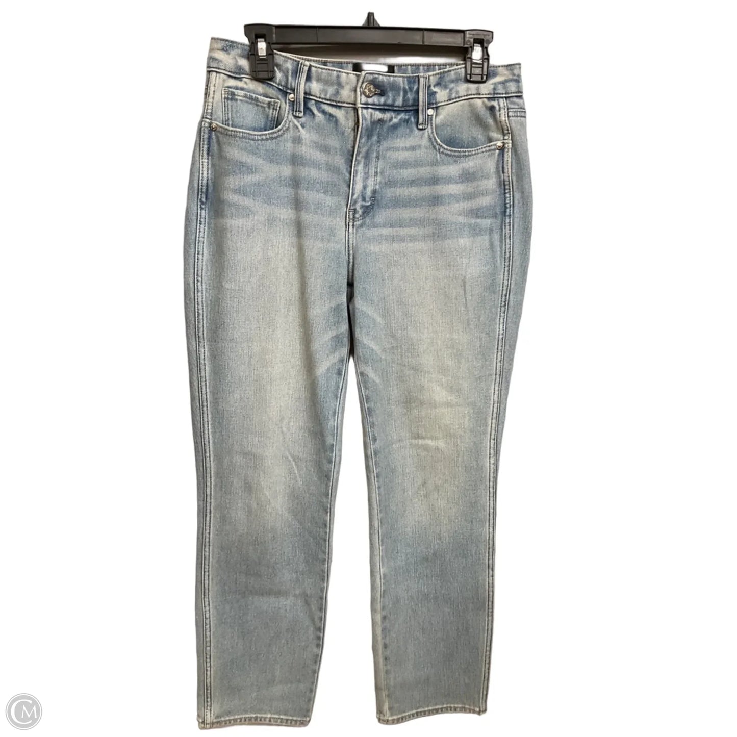 Jeans Straight By White House Black Market In Blue Denim, Size: 4