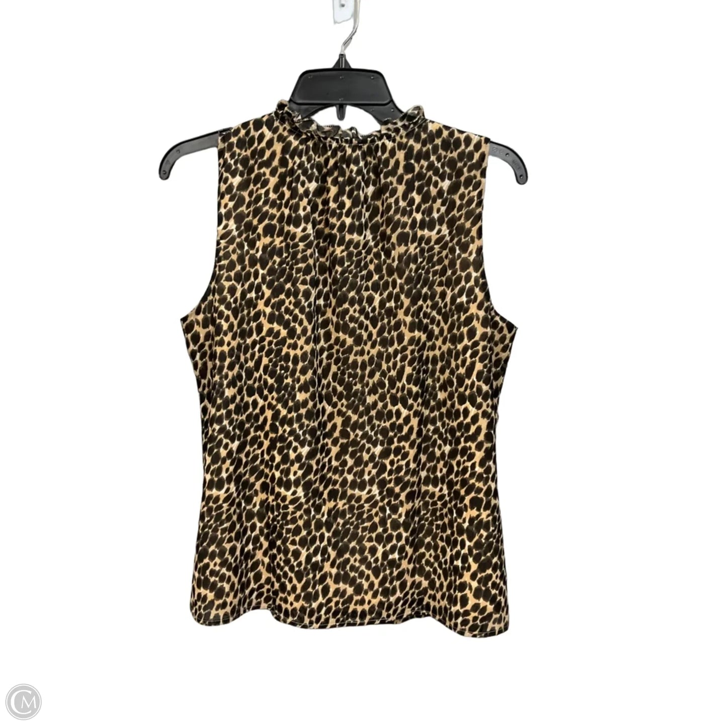 Top Sleeveless By J. Crew In Animal Print, Size: S