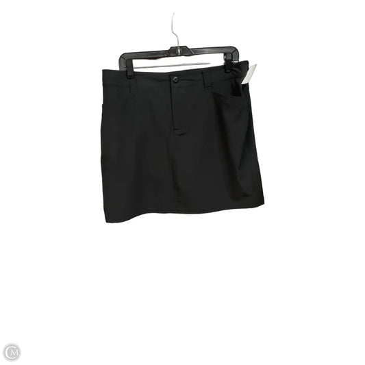 Athletic Skort By Eddie Bauer In Black, Size: L