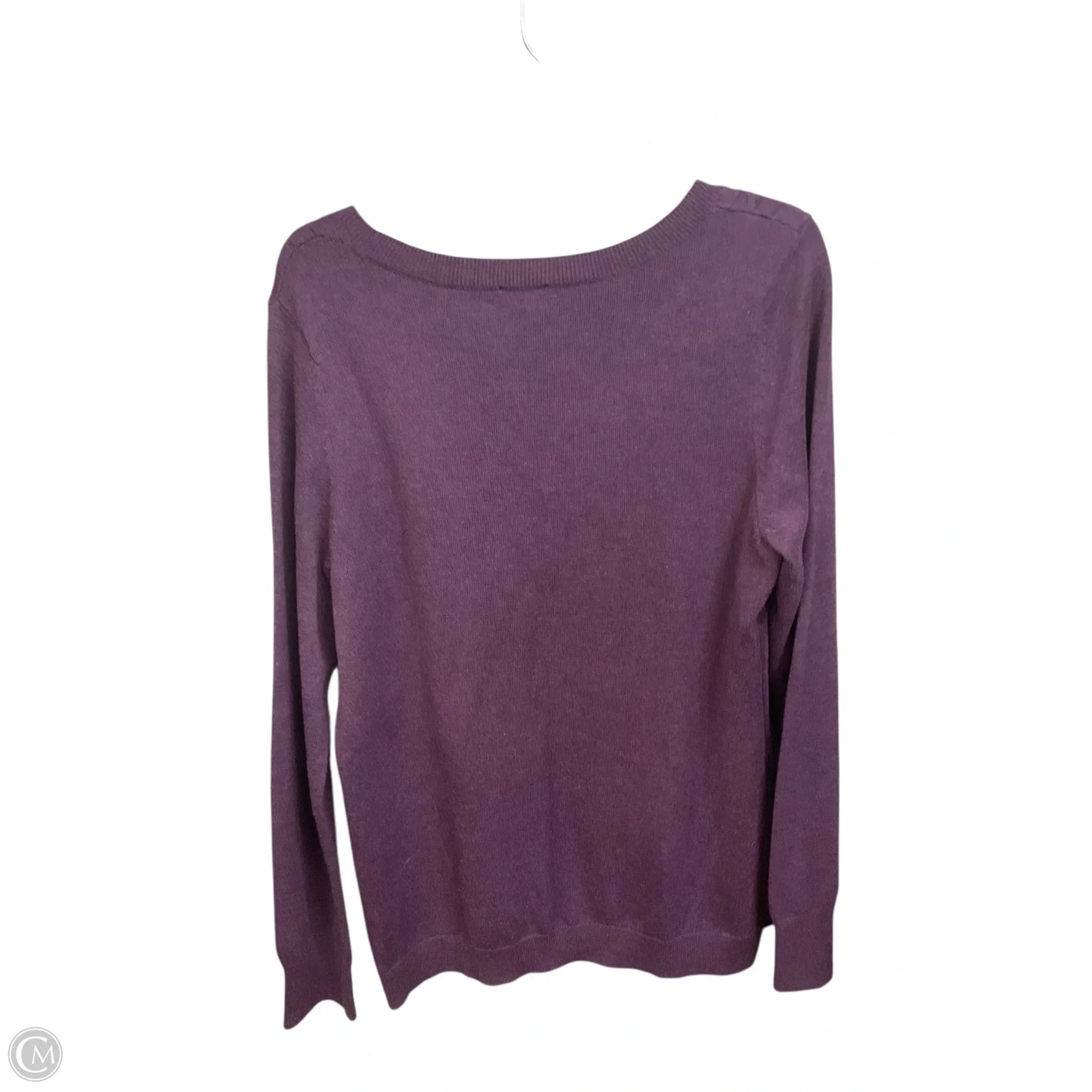 Sweater By Talbots In Purple, Size: Xl