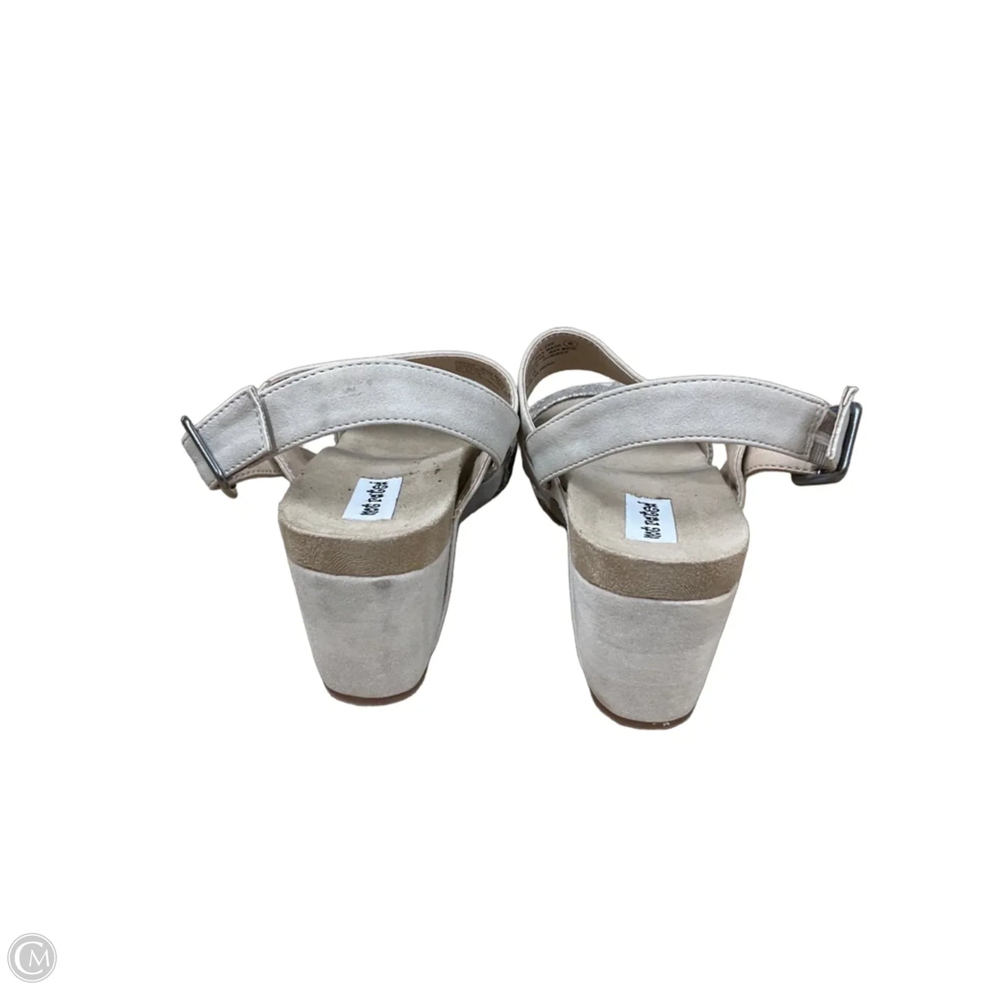 Sandals Heels Wedge By Not Rated In Snakeskin Print, Size: 6
