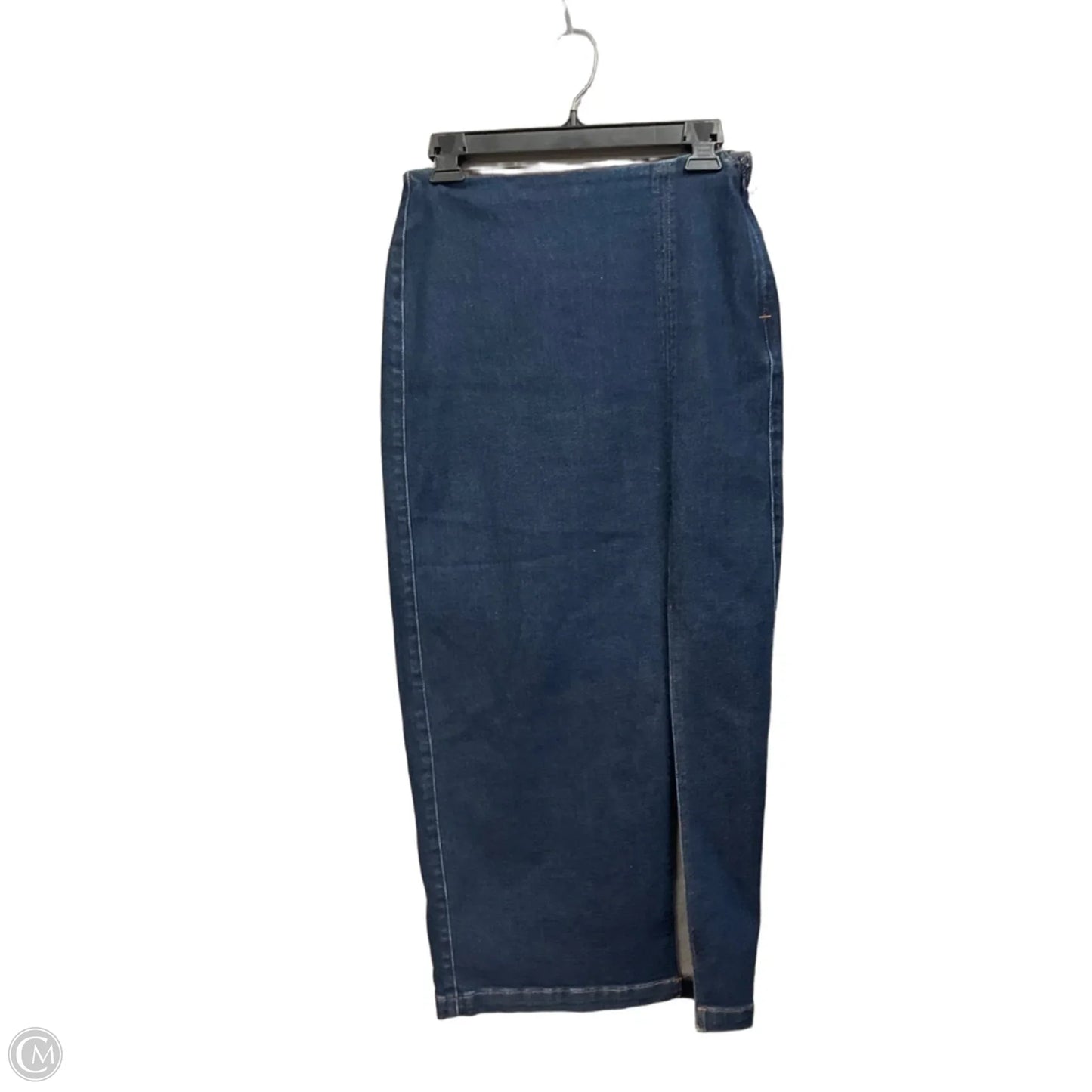 Skirt Maxi By Express In Blue Denim, Size: 0