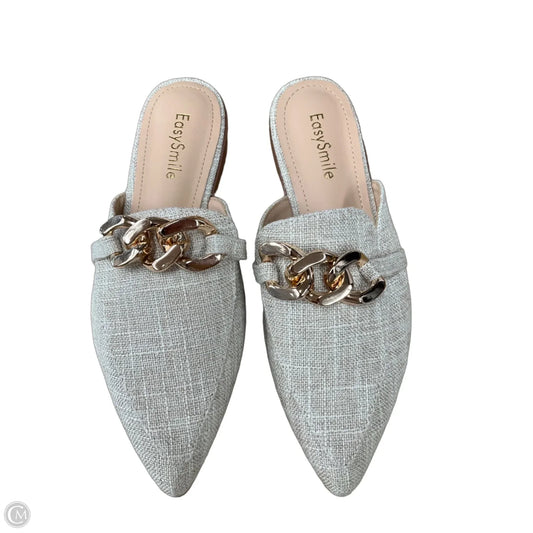 Shoes Heels Kitten By Cmb In Beige, Size: 7
