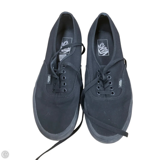 Shoes Sneakers Platform By Vans In Black, Size: 10