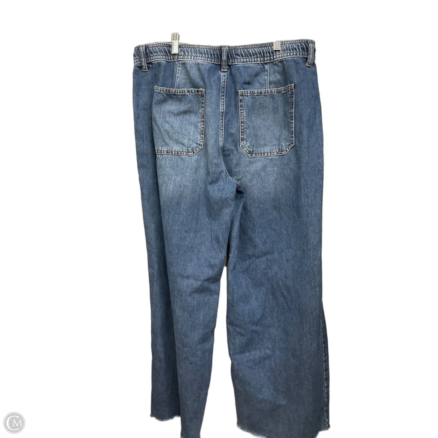 Jeans Wide Leg By Lucky Brand In Blue Denim, Size: 12