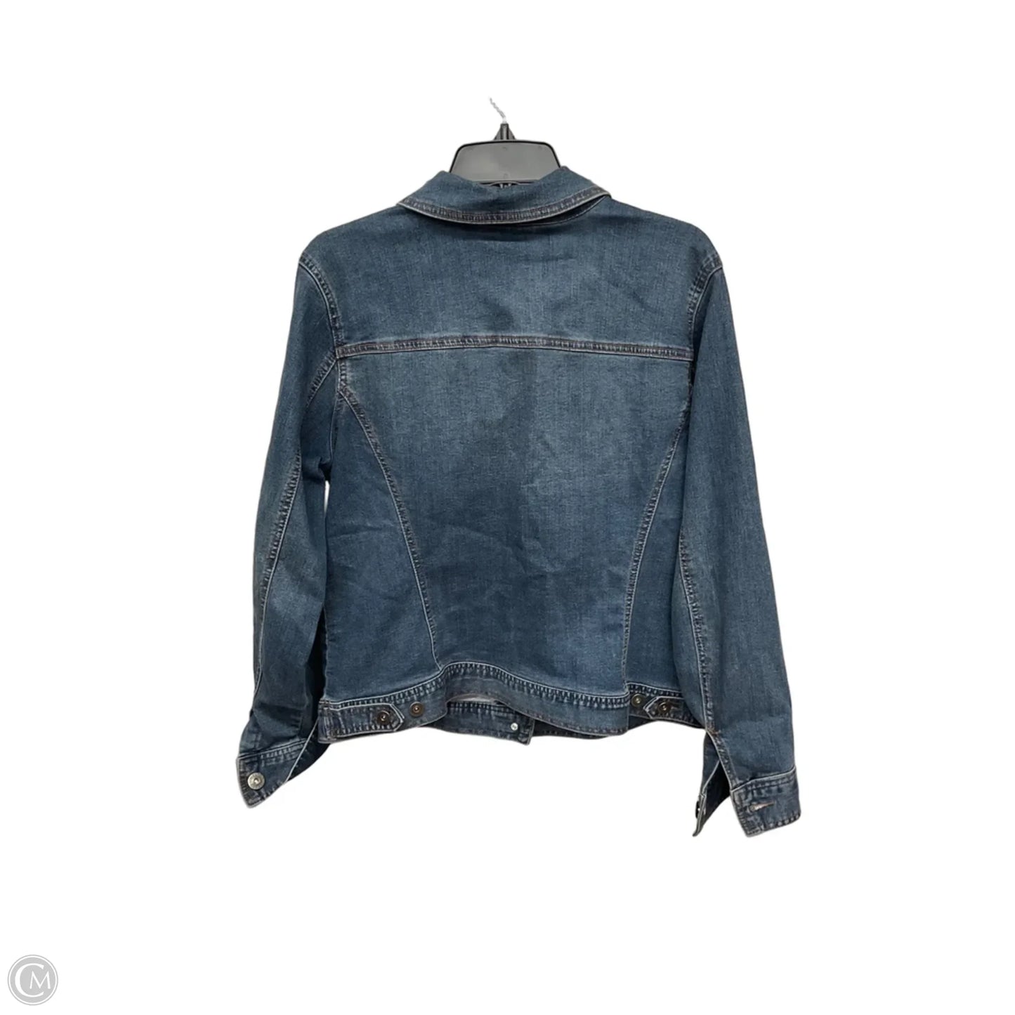 Jacket Denim By Style And Company In Blue Denim, Size: Xl