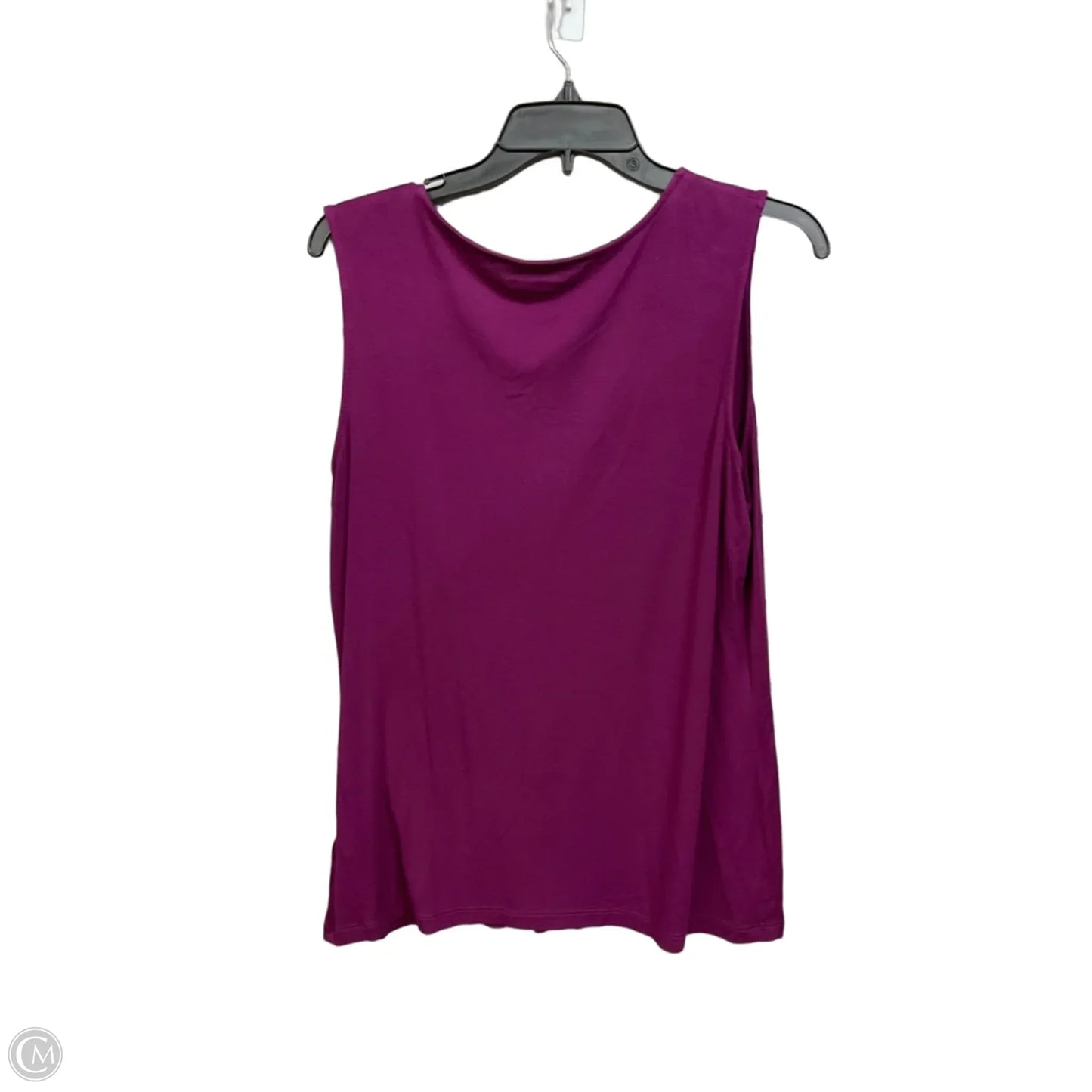 Top Sleeveless By Croft And Barrow In Purple, Size: L
