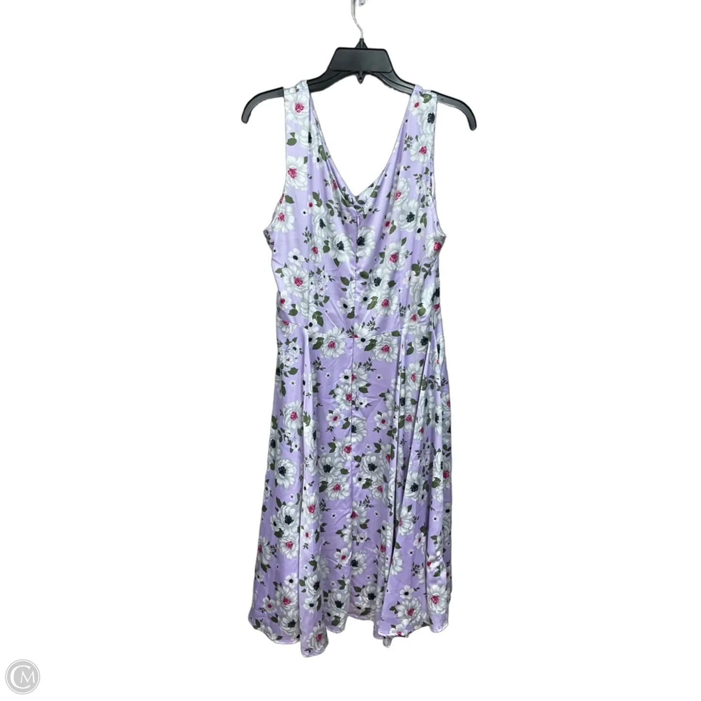 Dress Casual Midi By Clothes Mentor In Purple, Size: Xl