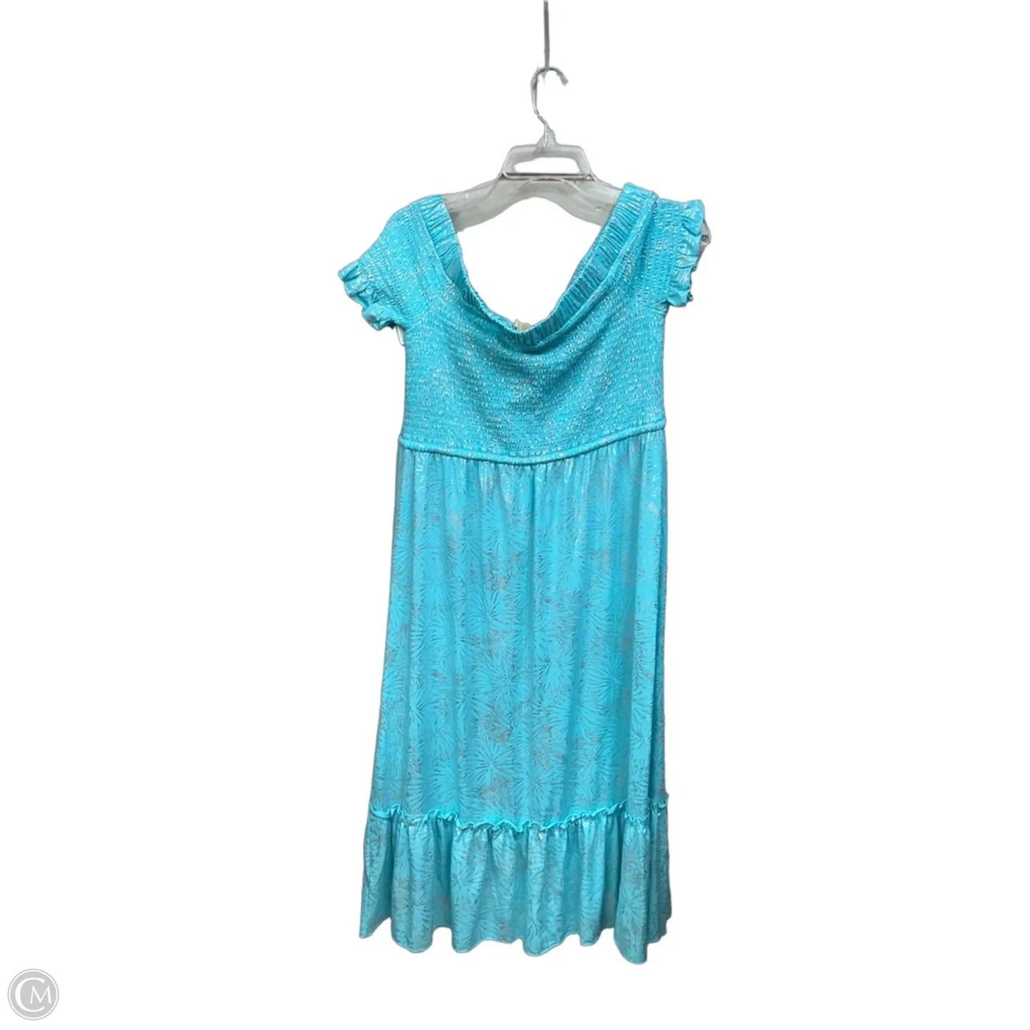 Dress Party Short By Michael By Michael Kors In Teal, Size: L