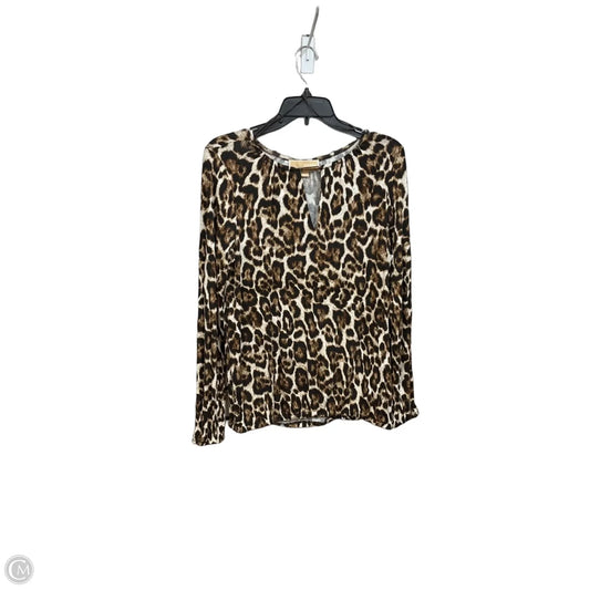Top Sleeveless By Michael By Michael Kors In Animal Print, Size: Xs