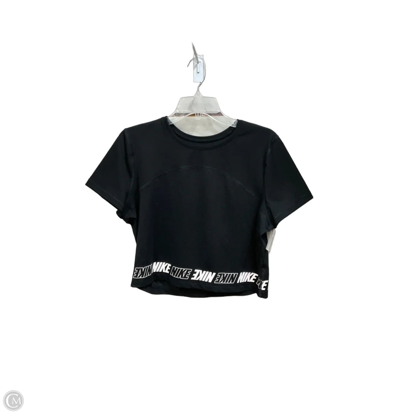Athletic Top Short Sleeve By Nike Apparel In Black, Size: Xl