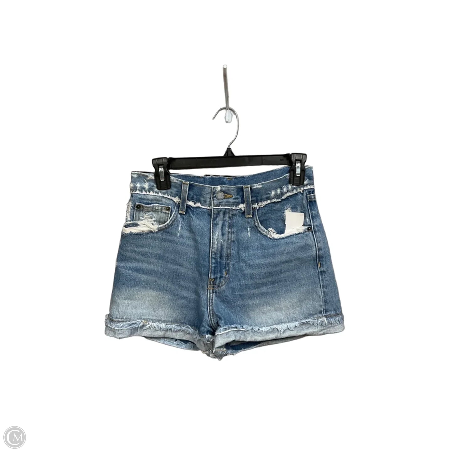 Shorts By Clothes Mentor In Blue Denim, Size: 0