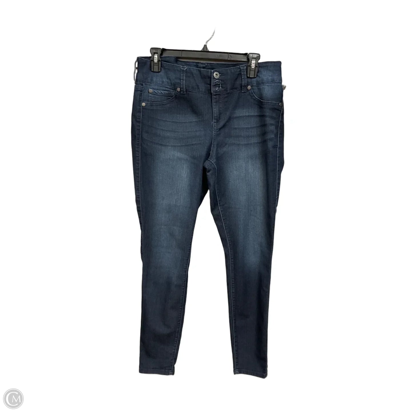 Jeans Skinny By Torrid In Blue Denim, Size: 12