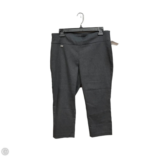 Capris By Alfani In Grey, Size: 12p