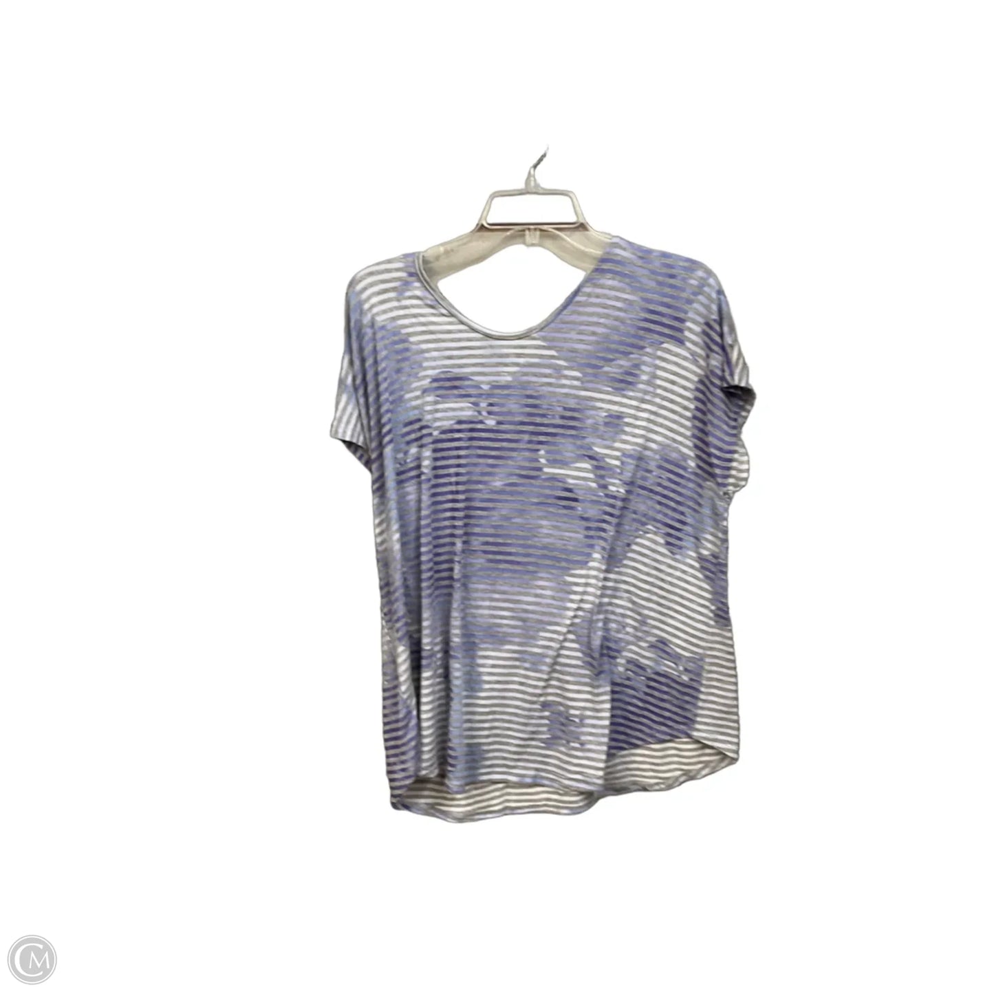 Top Short Sleeve By Lane Bryant In Blue, Size: Xxl