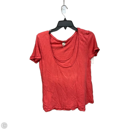 Top Short Sleeve By We The Free In Red, Size: Xs