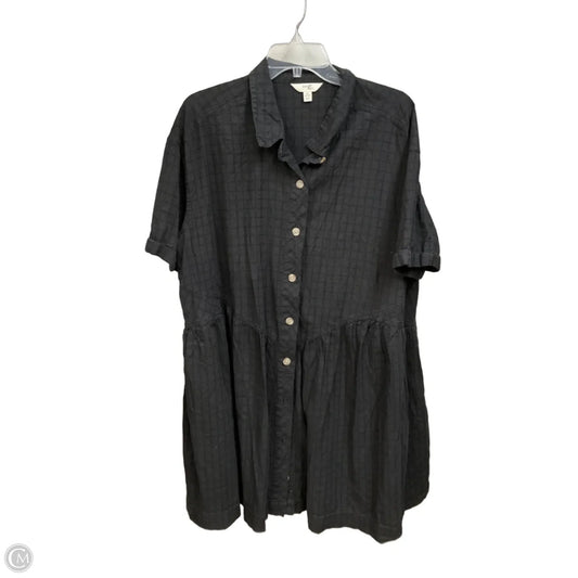 Dress Casual Short By Terra & Sky In Black, Size: 2x