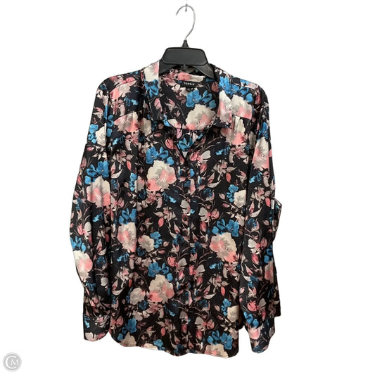 Blouse Long Sleeve By Lane Bryant In Grey, Size: 2x