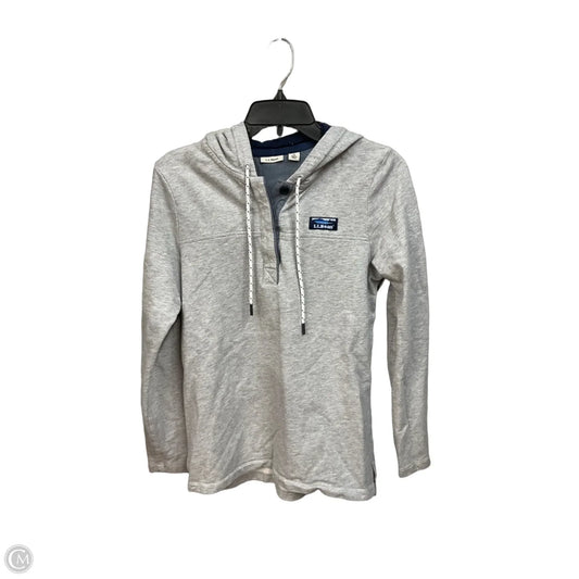 Athletic Sweatshirt Hoodie By L.l. Bean In Grey, Size: S