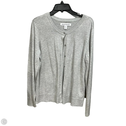 Cardigan By Amazon Essentials In Grey, Size: Xl
