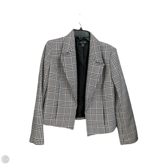 Blazer By Black Label In Checkered Pattern, Size: M