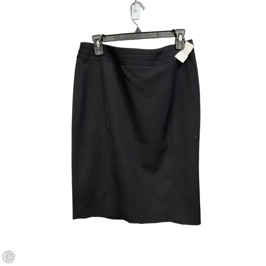 Skirt Midi By White House Black Market In Black, Size: 8