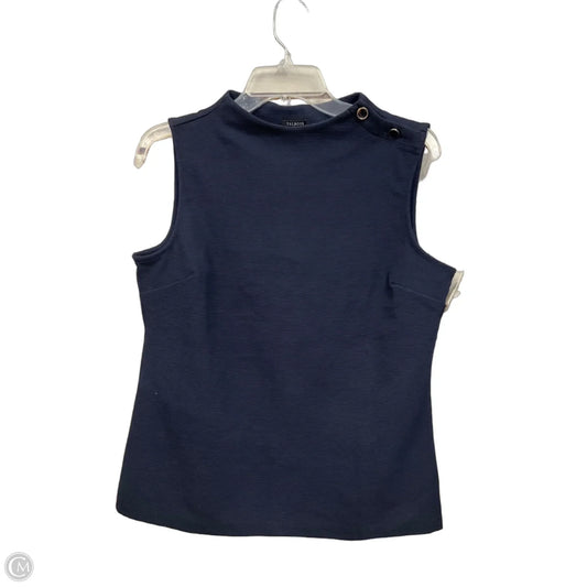 Top Sleeveless By Talbots In Navy, Size: Mp