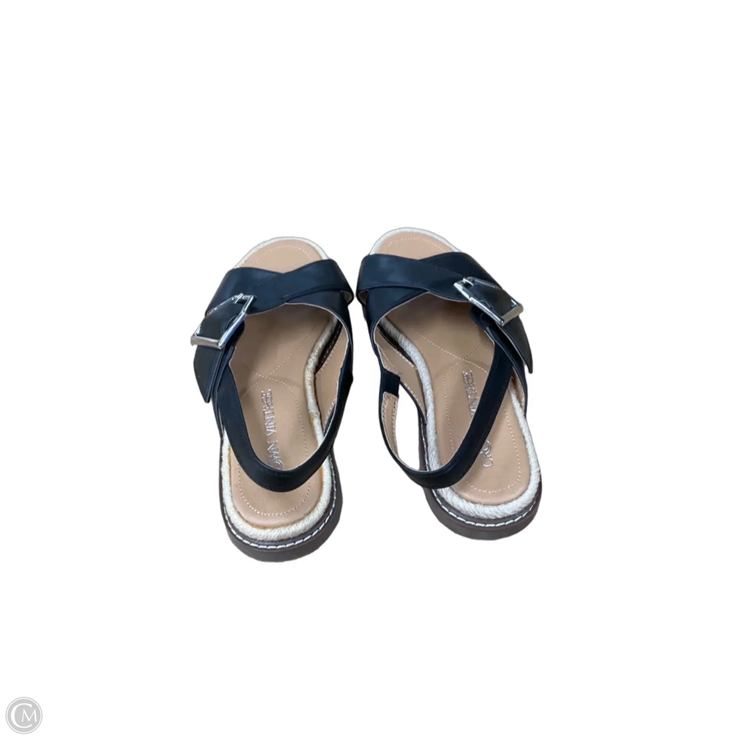 Sandals Flats By Crown Vintage In Black, Size: 7